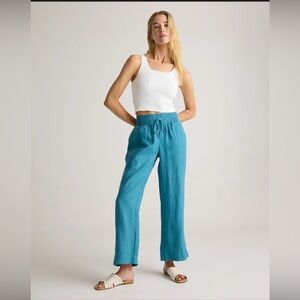 QUINCE ~ Wide leg, 100% linen pants